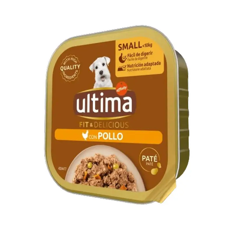 Ultima Comida Húmeda Ud Mini Wet Multipouch Chicken & Beef, 400 g