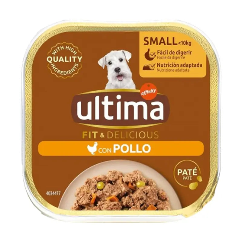 Ultima Wet Food Ud Mini Wet Terrine Chicken Tray Sino Grainle, 150 g