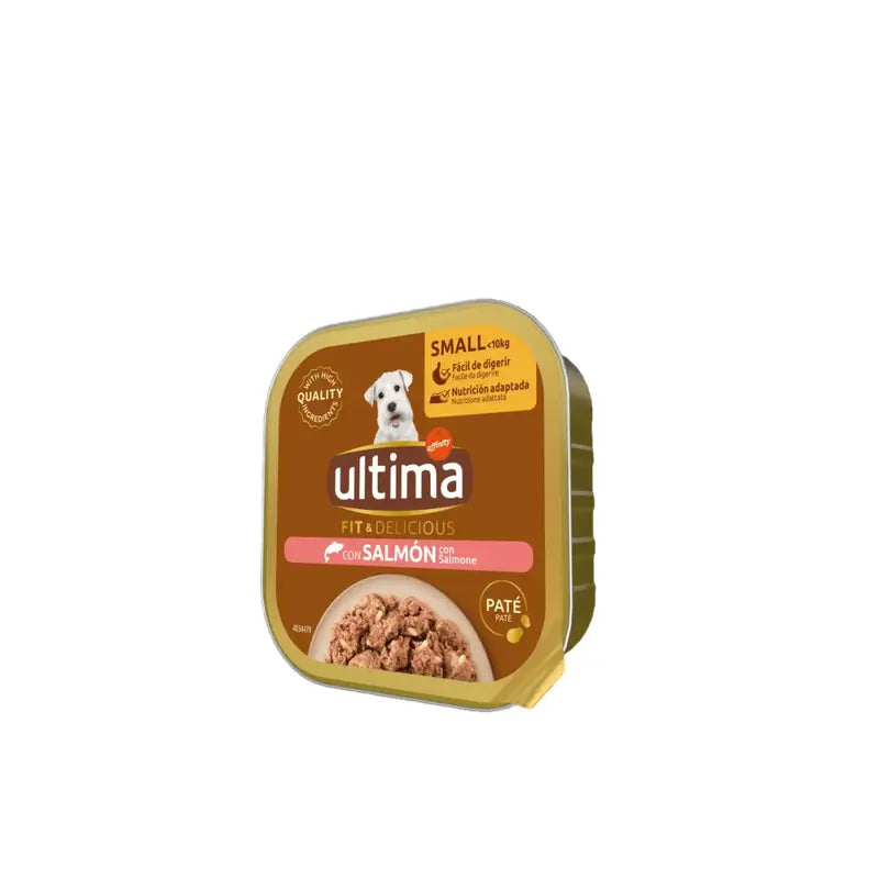 Ultima Wet Food Ud Mini Wet Terrine Salmon Tray Sino Grainle, 150 g