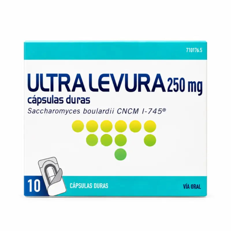 Ultra Levura 250 mg 10 Hard Capsules