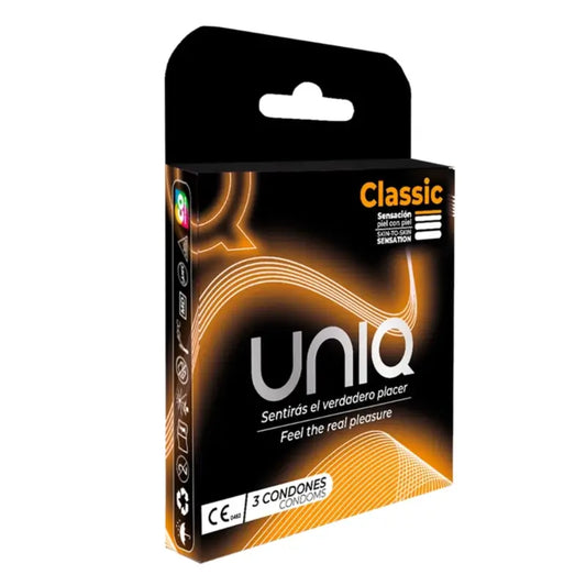 Uniq Classic Latex-Free Condoms, 3 pcs.