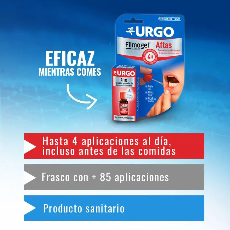 URGO Filmogel for Mouth Ulcers, Bottle, 6 ml