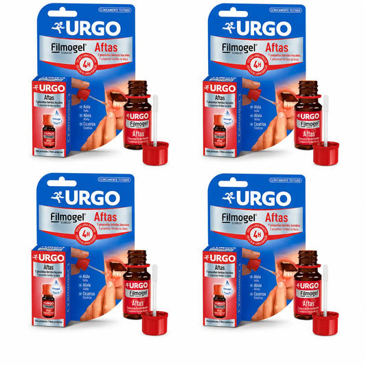 Urgo Filmogel for Mouth Ulcers, 10 ml bottle, pack of 4