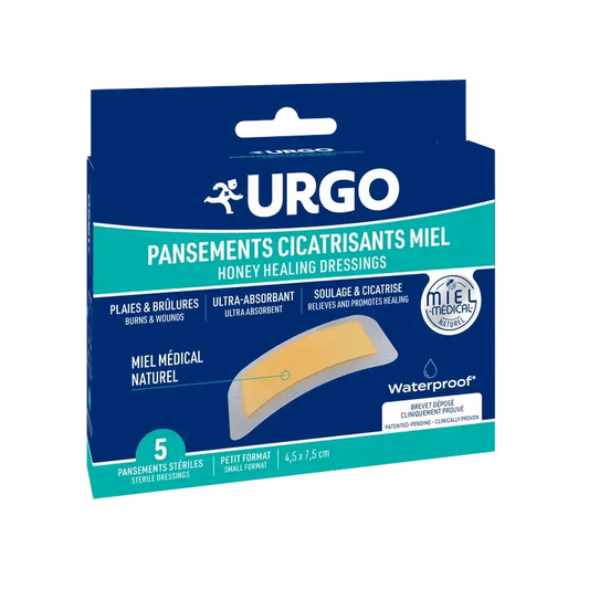 Urgo Waterproof Band-Aids with Honey
