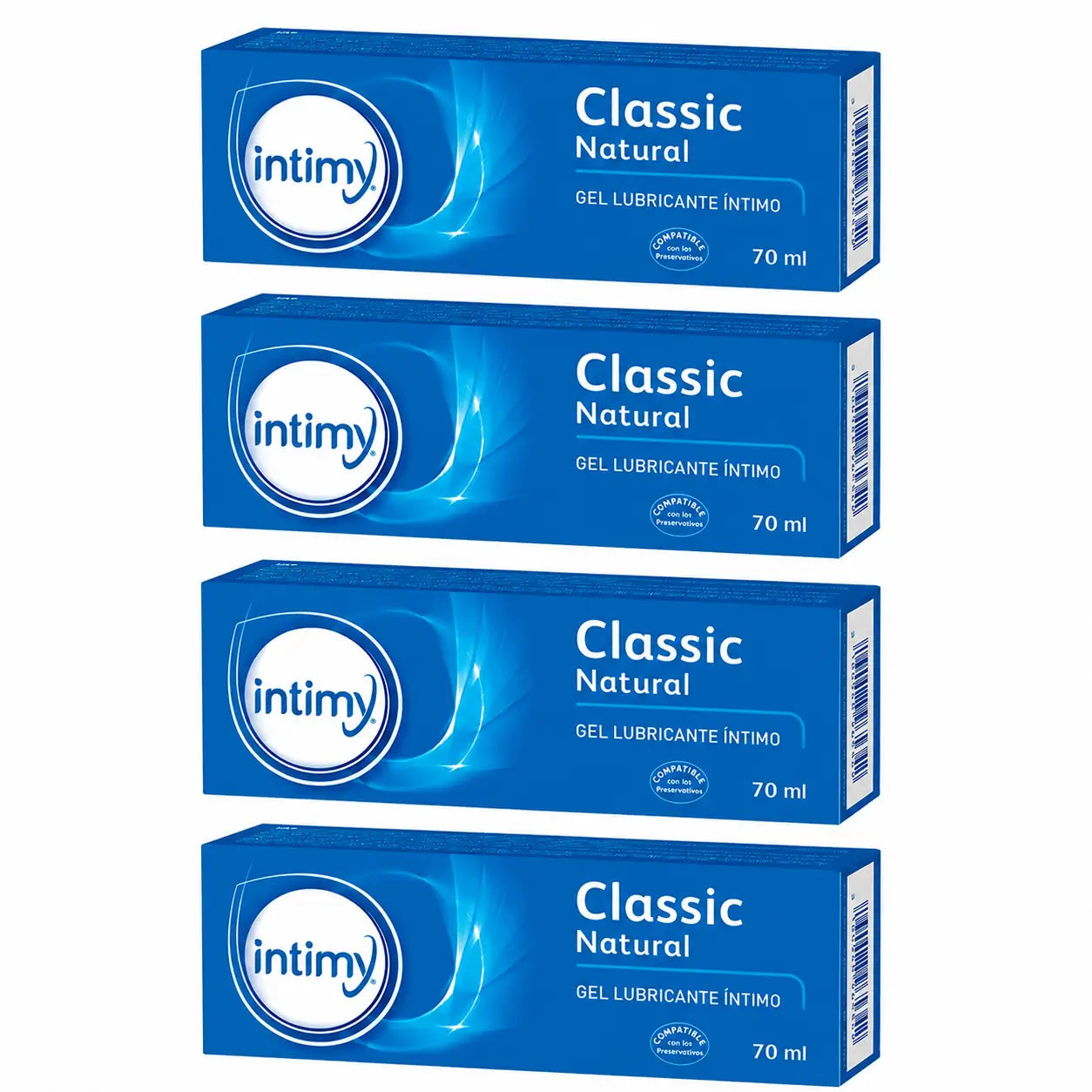 Urgo Intimy Classic Natural Lubricant Gel 70 ml, pack of 4