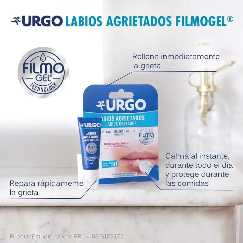 Urgo Chapped Lips Filmogel, 7 Ml