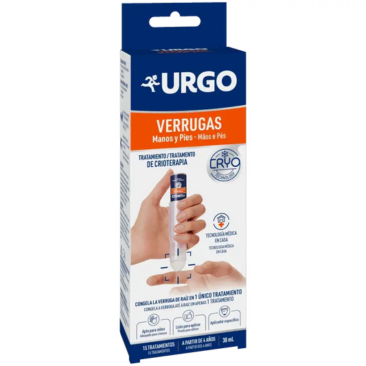 Urgo - Warts Cryotherapy - 38 ml bottle, 15 treatments