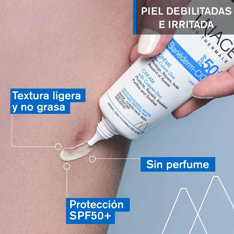 Uriage Bariéderm Cica Cream SPF 50+ 40 ml