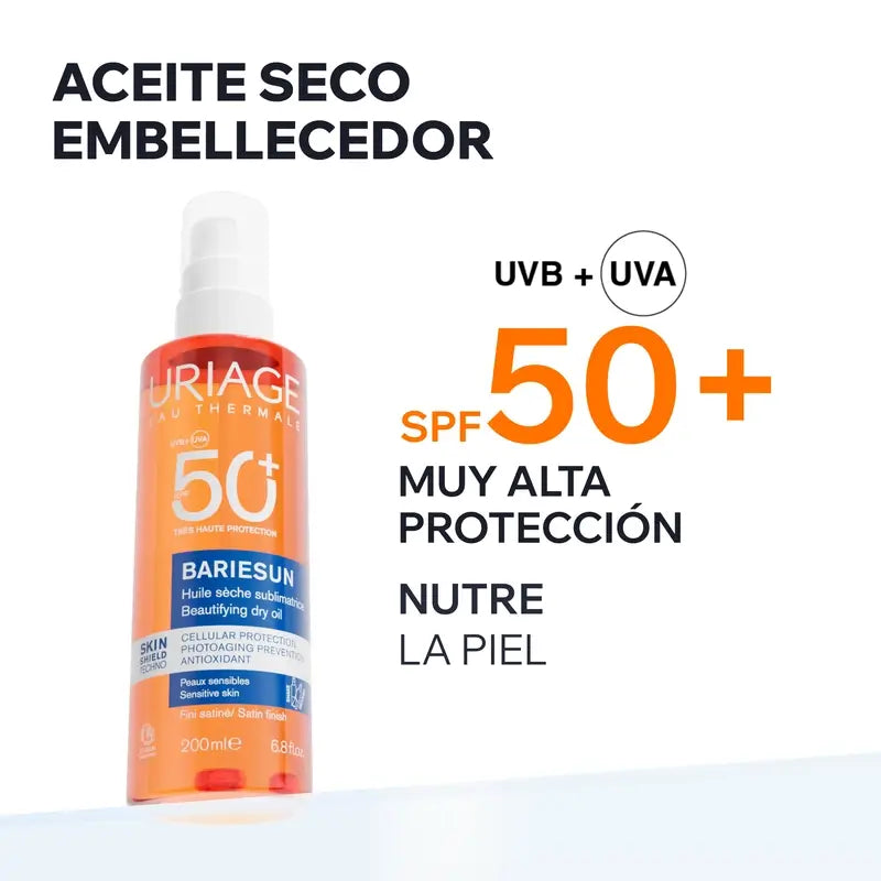Uriage Bariésun Dry Oil Spf50+, 200 ml