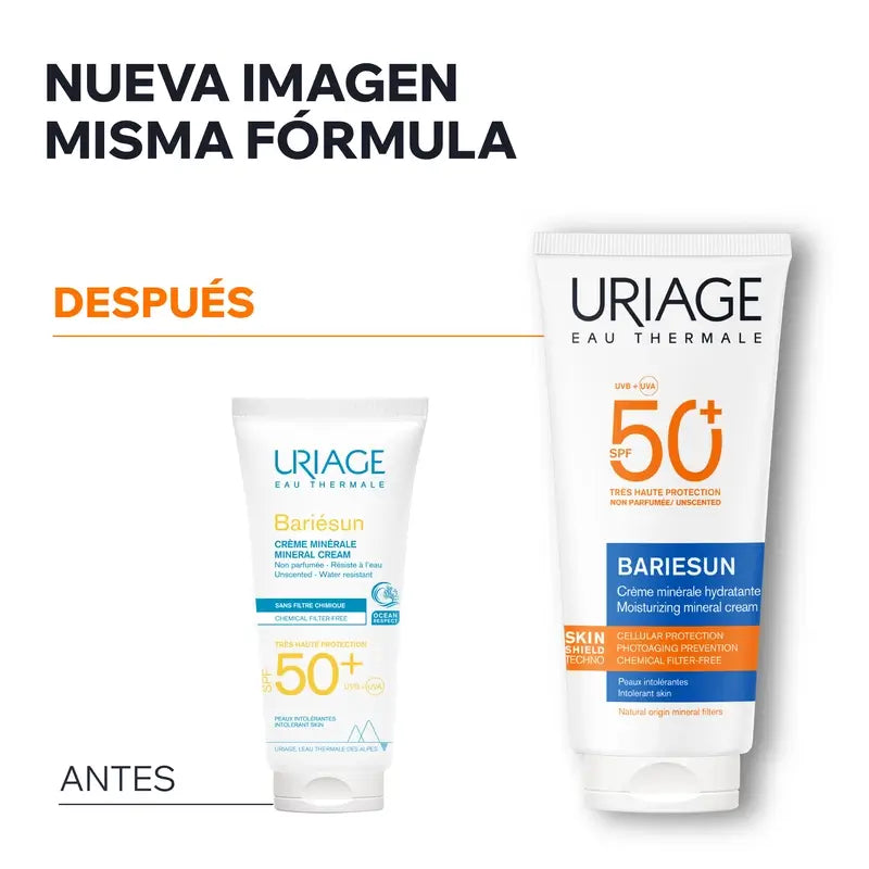 Uriage Bariésun Mineral Cream SPF 50+ 100 ml
