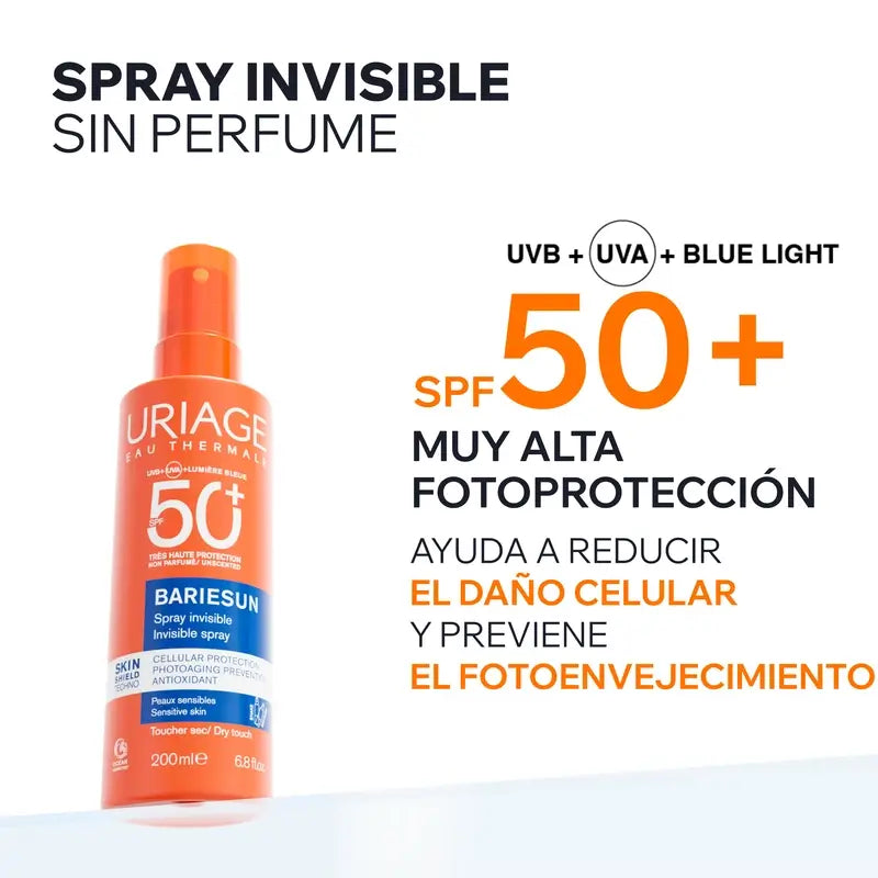 Uriage Bariésun Unscented Spray SPF 50+ 200 ml