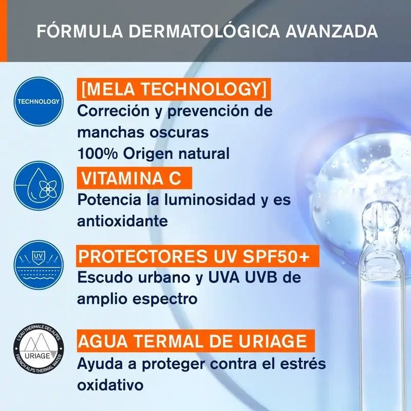 Uriage Dépiderm Anti-Blemish Day Care Spf50+ 30Ml
