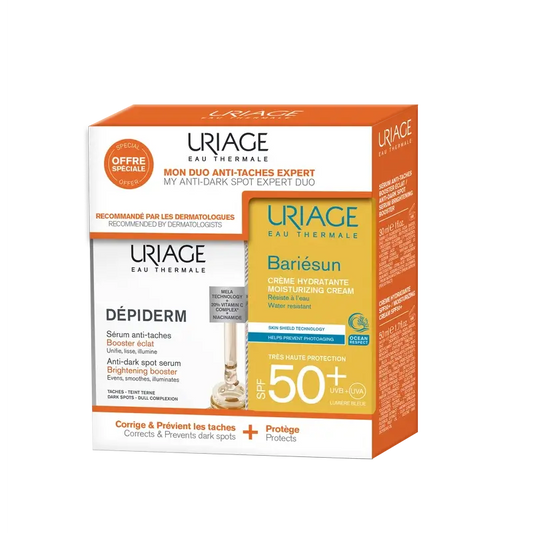 Uriage Depiderm Serum 30 Ml + Bariesun 50+ Cream