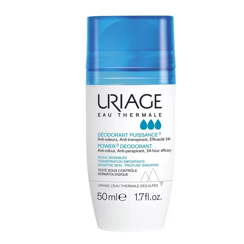 Uriage Tri-Active Deodorant 50Ml 24H Effectiveness