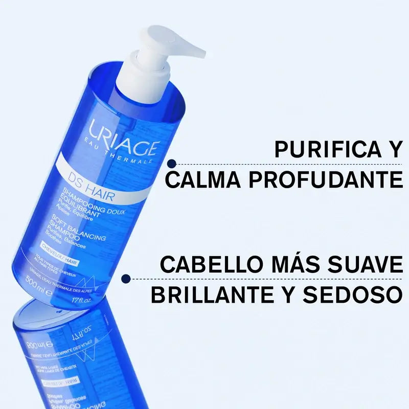 Uriage Ds Hair Gentle Regulating Shampoo 500Ml