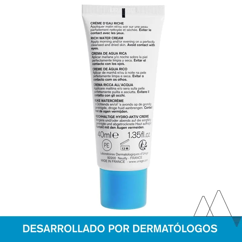Uriage Eau Thermale Rich Water Cream 40ml