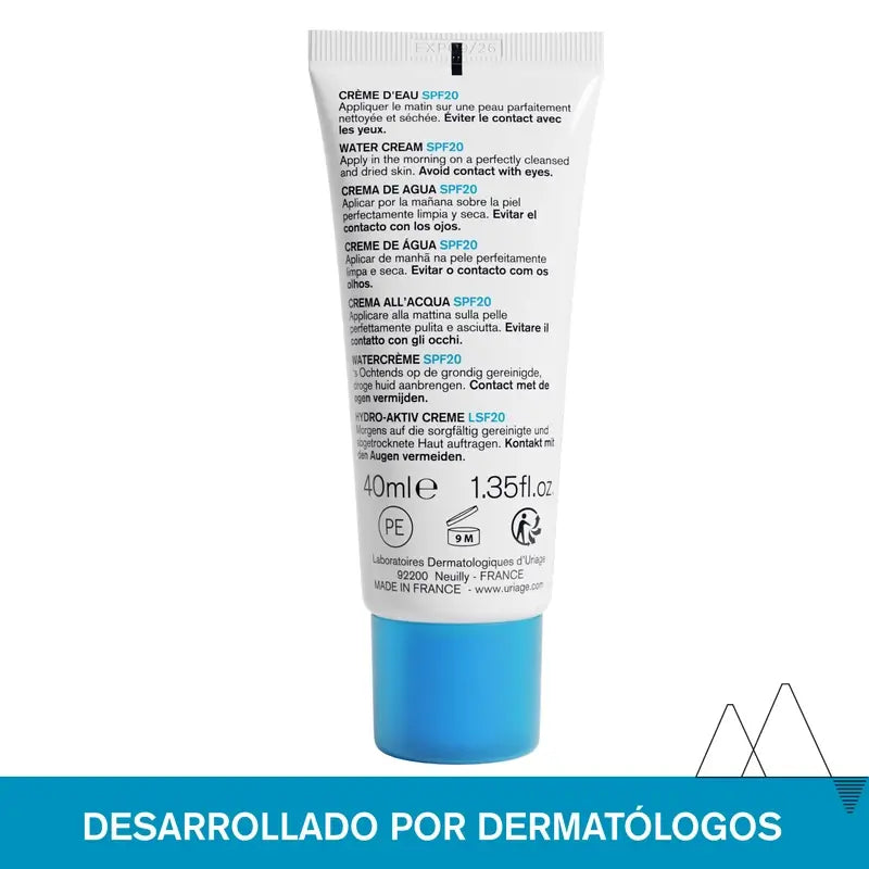 Uriage Eau Thermale Water Cream Spf 20 Light 40 ml