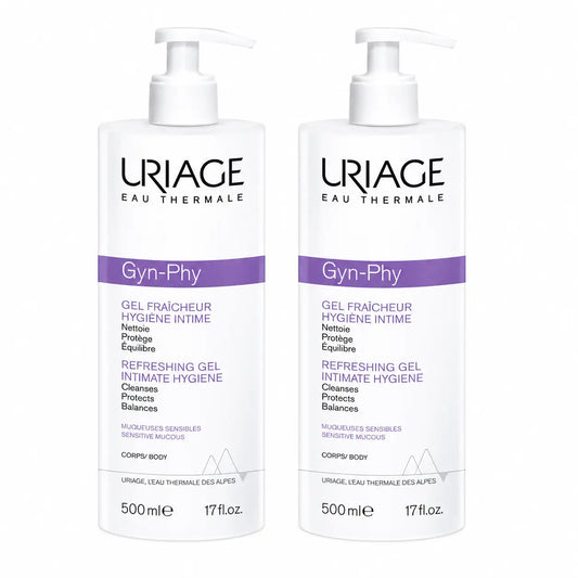 Uriage Gynphy Intimate Gel, 500 ml, pack of 2