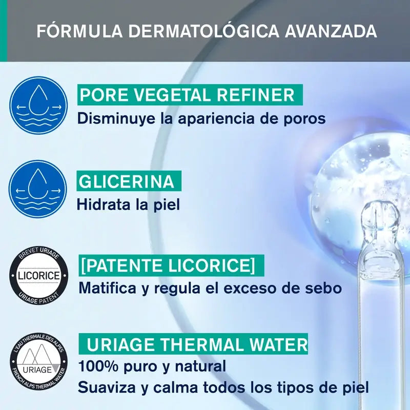 Uriage Hyséac Mat 40Ml Pore and Shine Control