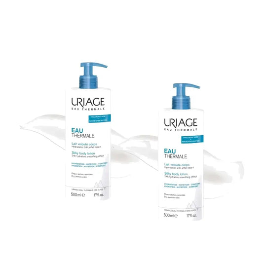 Uriage Silky Moisturising Lotion 500 ml, pack of 2
