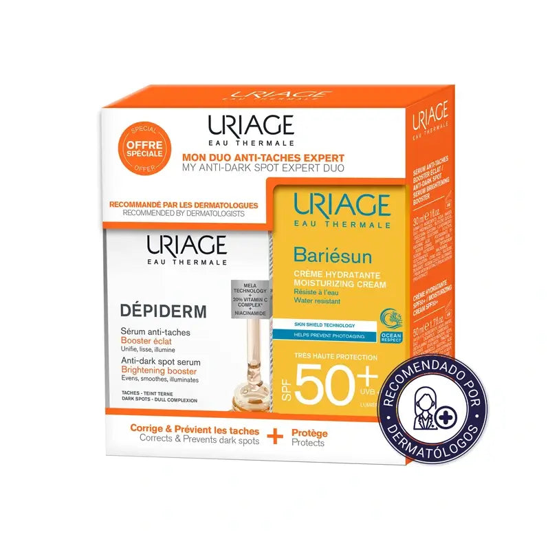 Uriage Promo Depiderm Serum + Bariesun 50+ Cream