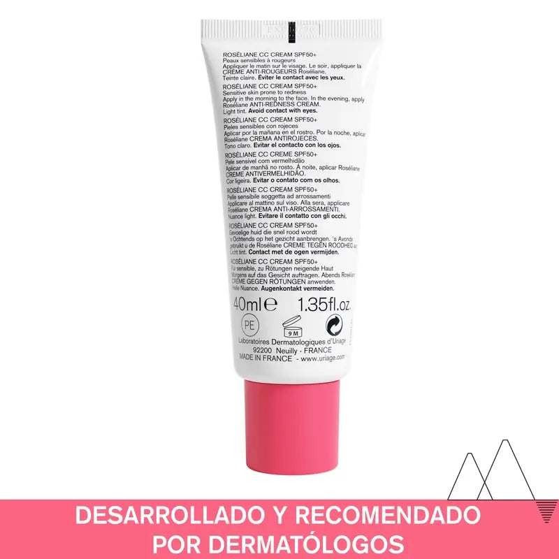 Uriage Roséliane Cc Cream Spf50+, 40Ml