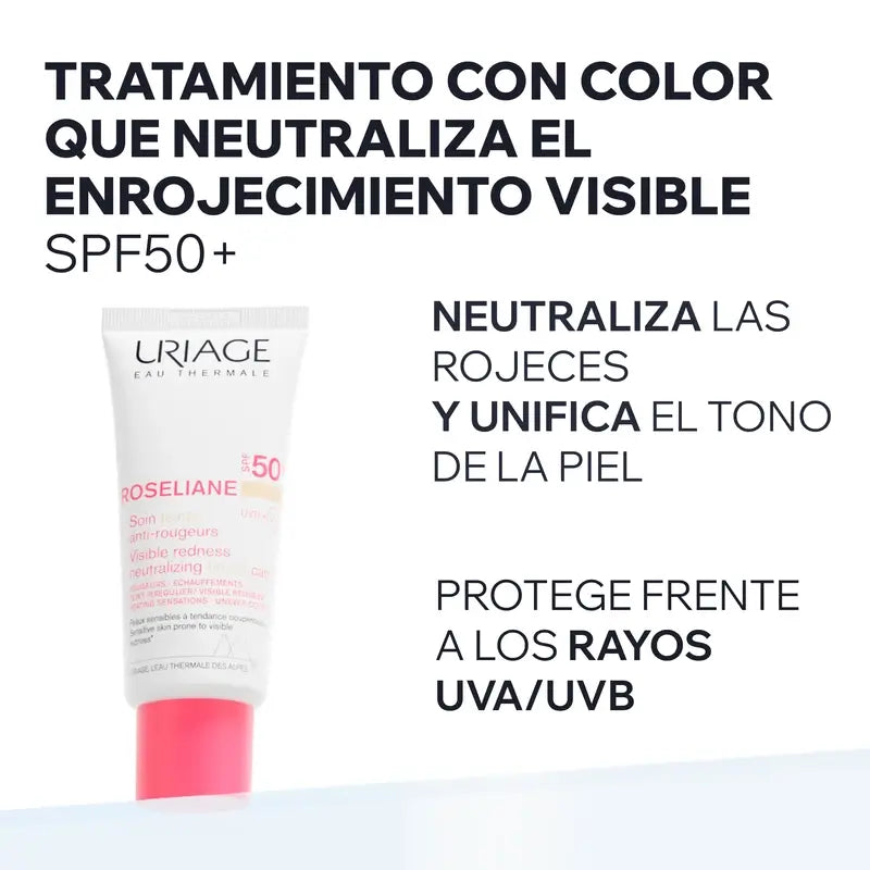 Uriage Roséliane Cc Cream Spf50+, 40Ml