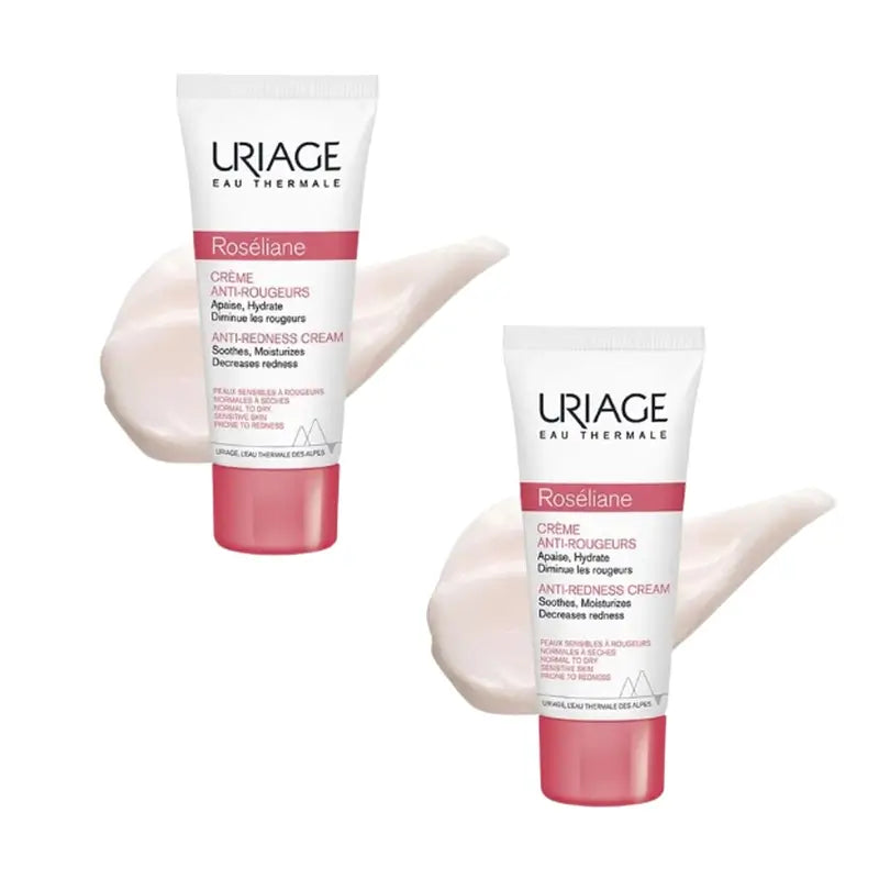 Uriage Roséliane Anti-Redness Cream Sensitive Skin Duplo, 2X40 Ml