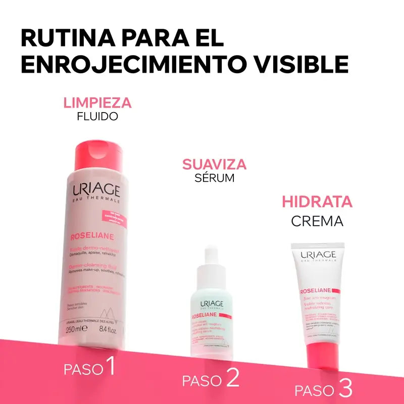 Uriage Roséliane Dermo Cleansing Fluid, 250 ml