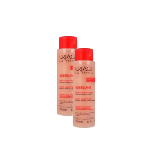 Uriage Roséliane Cleansing Fluid 250 ml, pack of 2