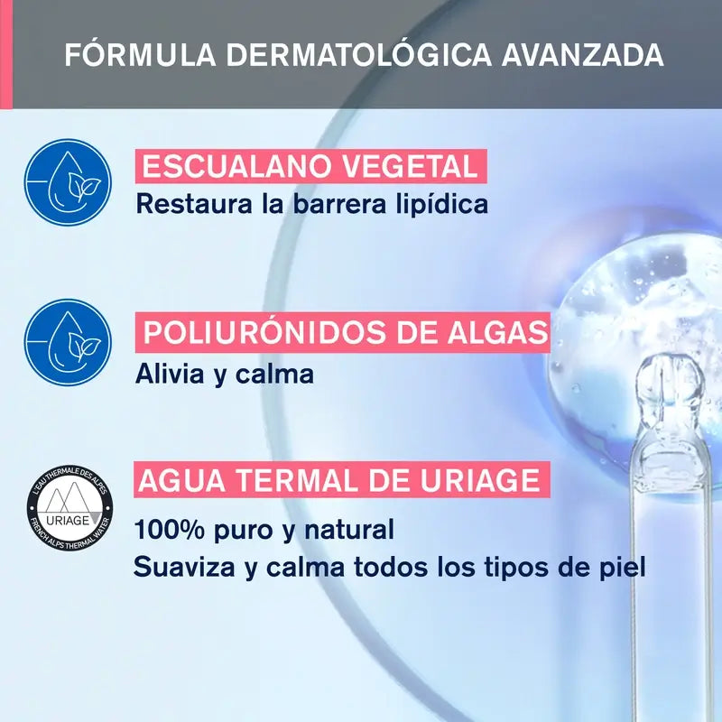 Uriage Toléderm Control Make-up Remover Gel-Milk 150Ml