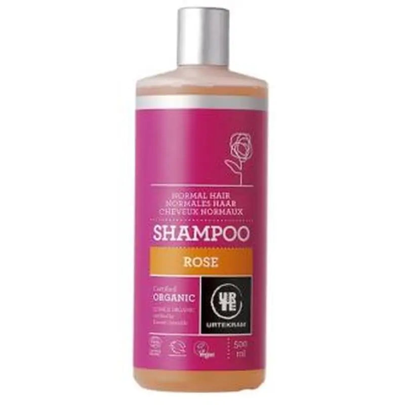 Urtekram Rose Shampoo Normal Hair 500Ml. Eco Vegan