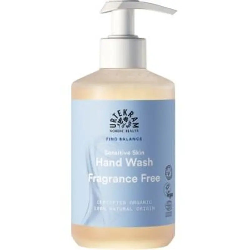 Urtekram Fragance Free Hand Soap With Dispenser 300Ml