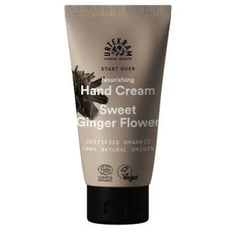 Urtekram Sweet Ginger Hand Cream 75Ml. Eco Vegan