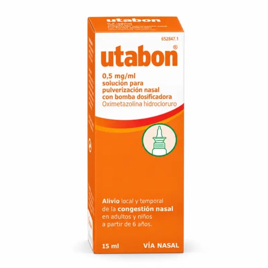 Utabon Adult 0.5 mg/ ml Nasal Nebuliser with Dosing Pump 15 ml