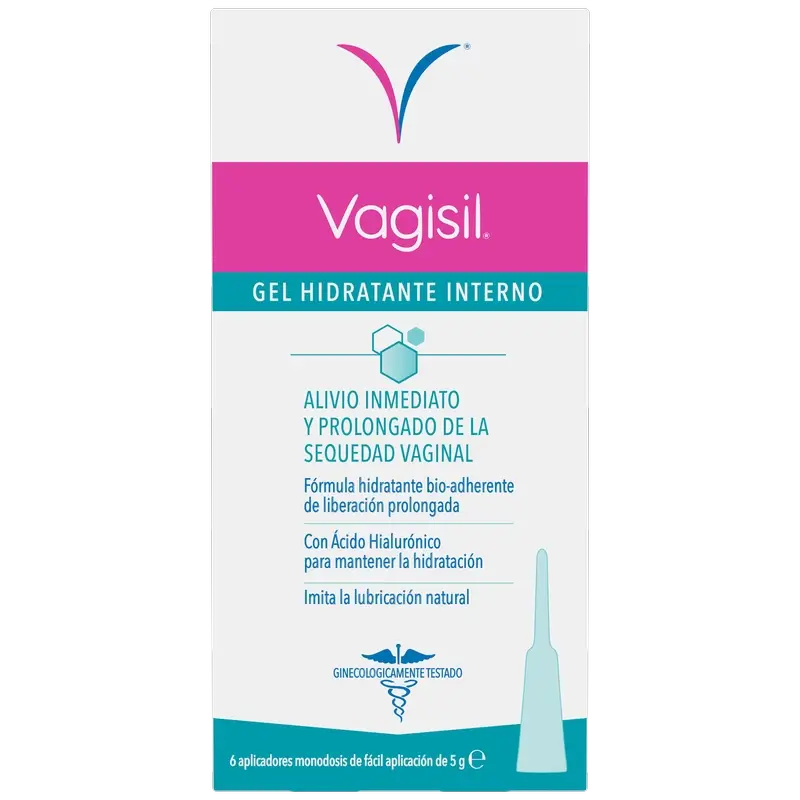 Vagisil Internal Moisturising Gel 6 Applicators 5 ml