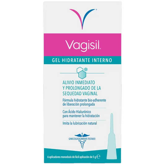 Vagisil Internal Moisturising Gel 6 Applicators 5 ml