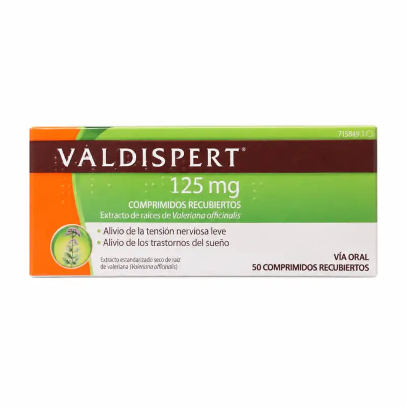 Valdispert 125 mg 50 tablets