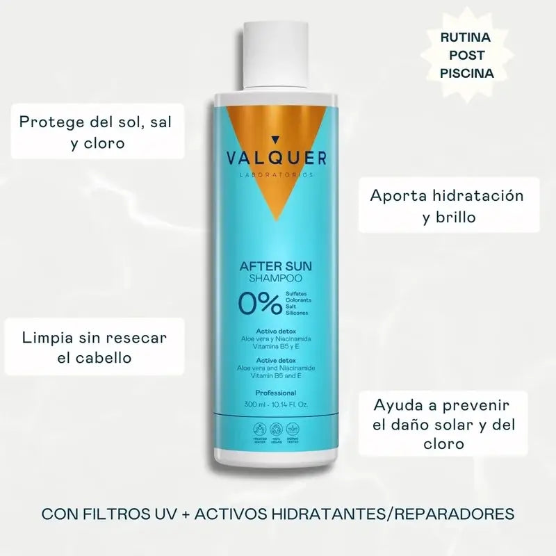 Valquer Sun Protection Shampoo, 300 ml