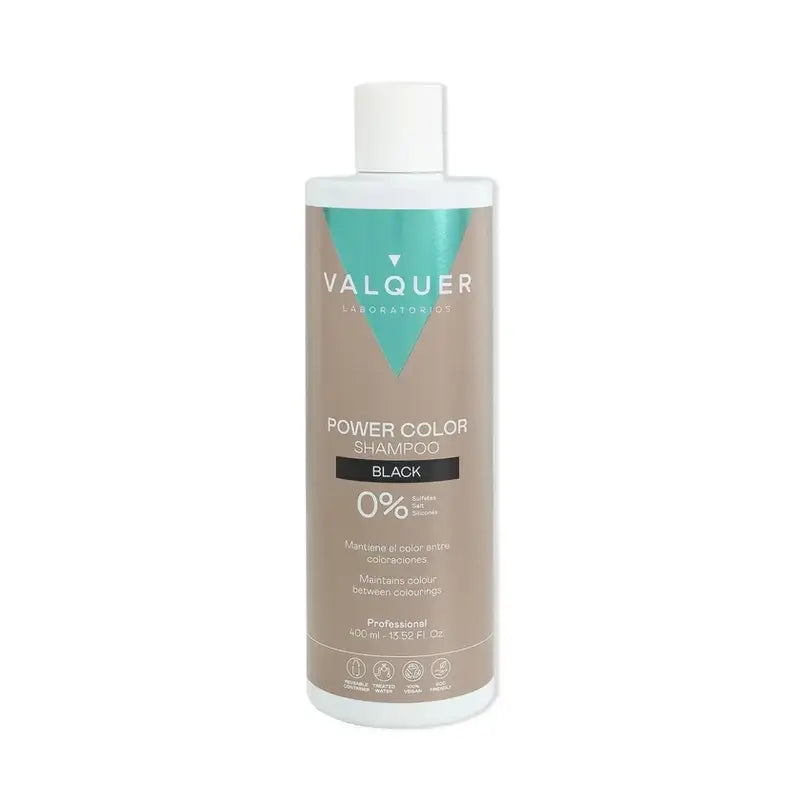Valquer Black Shampoo - Power Color , 400 ml
