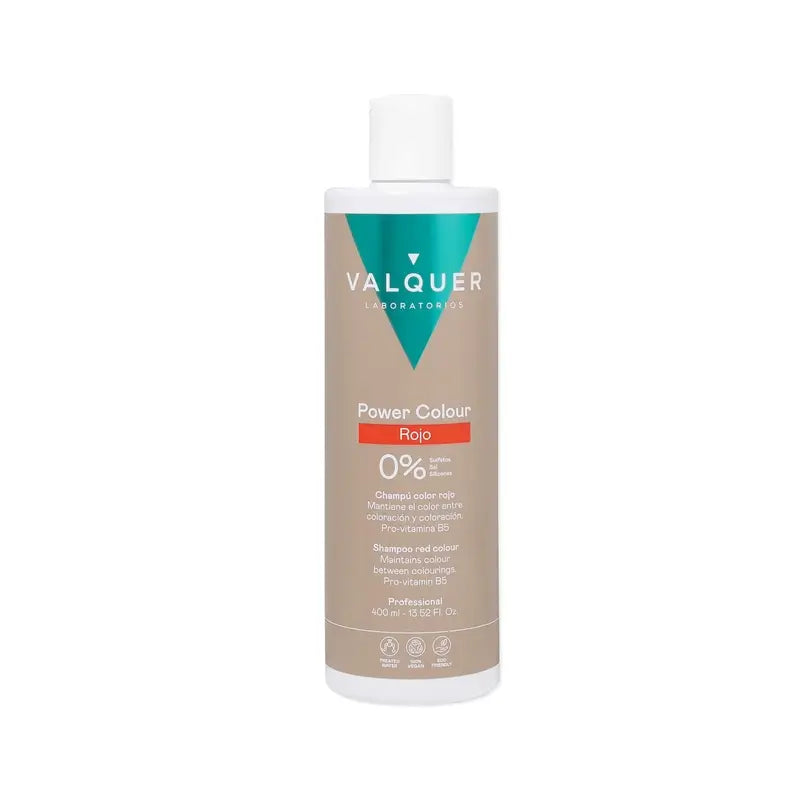 Valquer Red Colour Shampoo - Power Colour , 400 ml