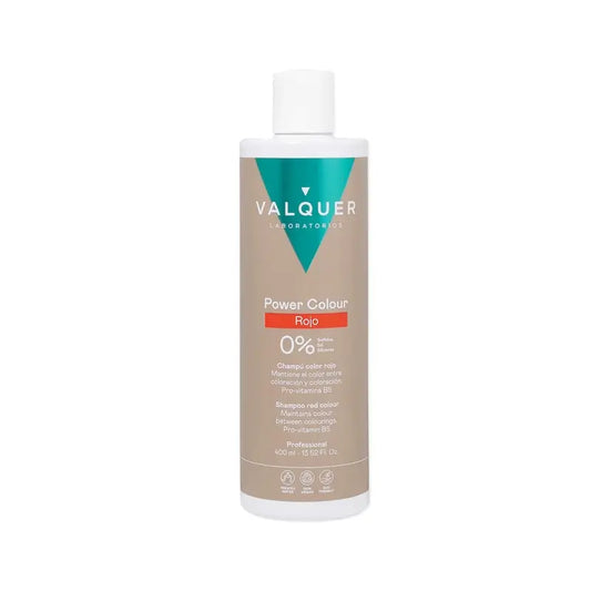 Valquer Red Colour Shampoo - Power Colour , 400 ml