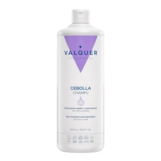 Valquer Onion Shampoo - Revitalising, Antioxidant and Purifying , 1 L