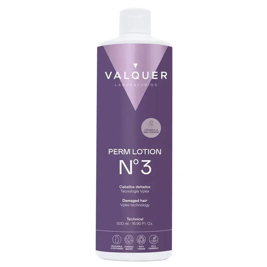 Valquer Perming Liquid No. 3 (Damaged Hair) , 500 ml