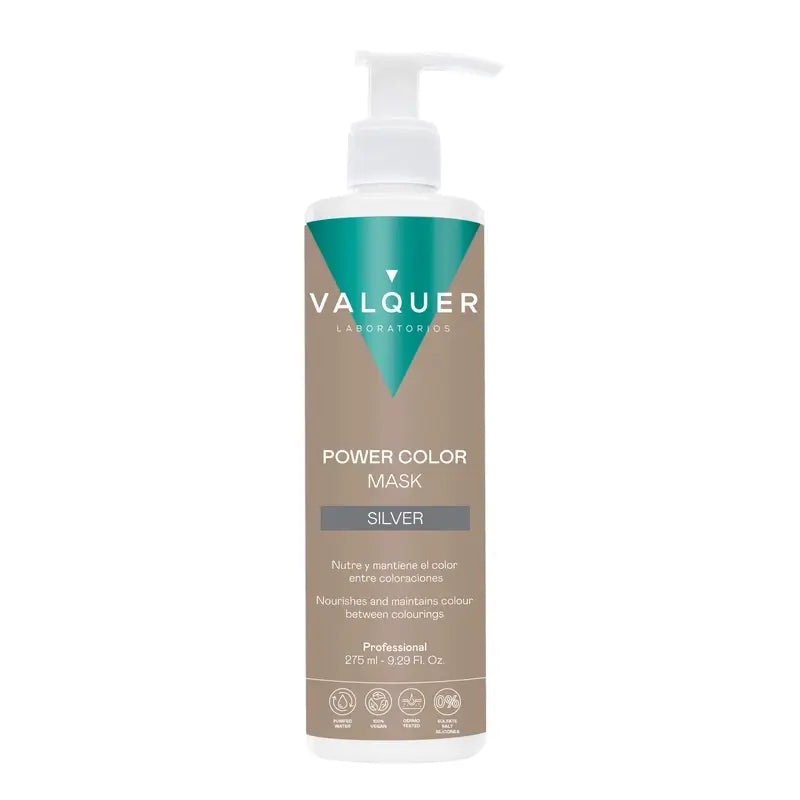 Valquer Silver Grey Colour Mask - Power Color , 275 ml