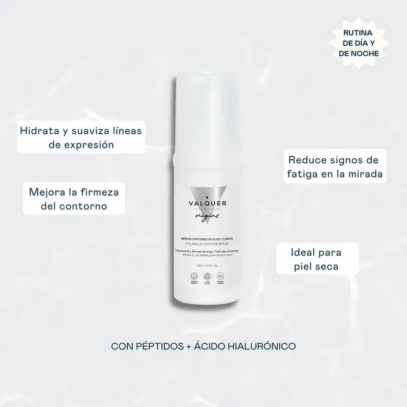 Valquer Origins Eye and Lip Contour Serum, 30 ml