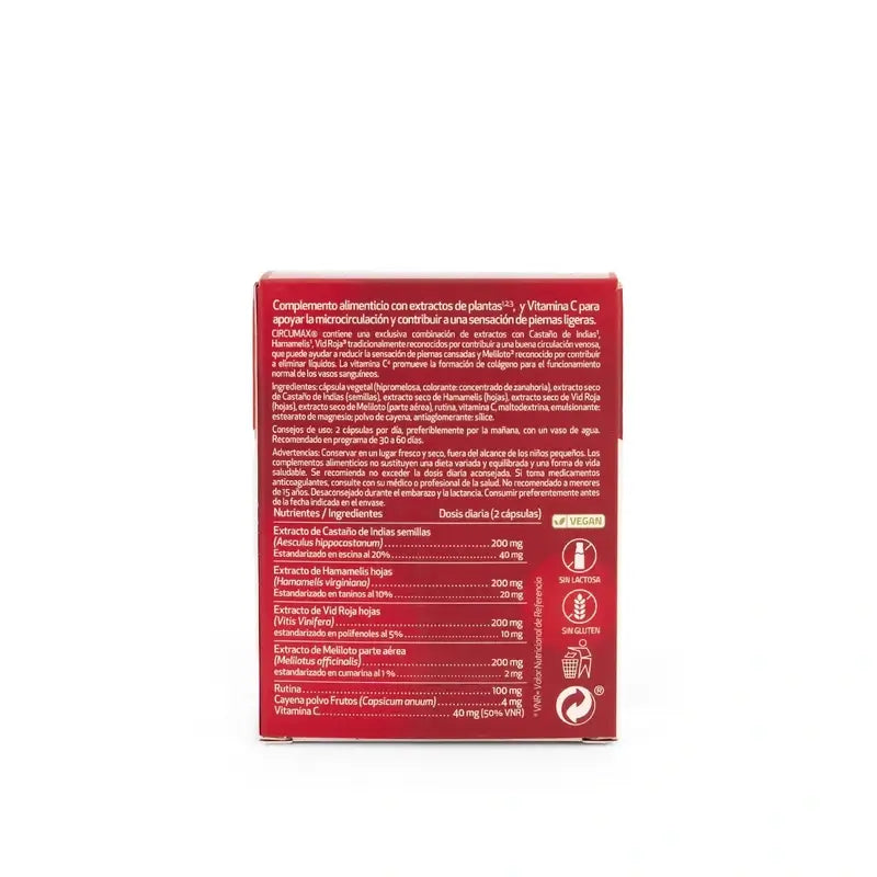 Vaminter Circumax Light Legs, 60 Vegetable Capsules
