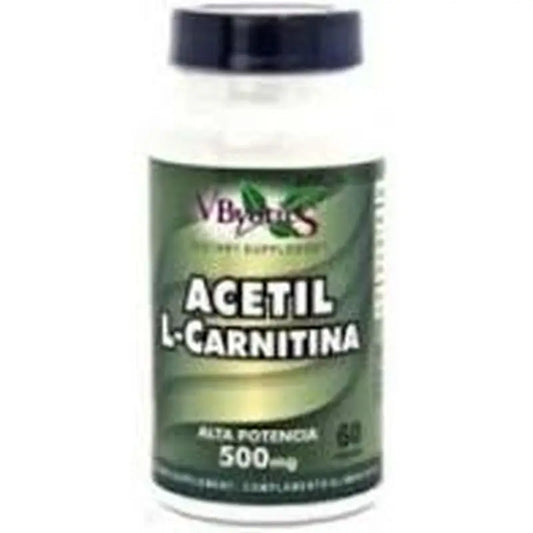 V.Byotic Acetyl-L-Carnitine Carnipure 500 Mg , 60 capsules