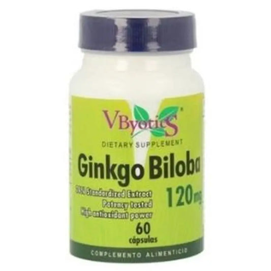 Vbyotics Ginkgo Biloba 120Mg. 60 Capsules