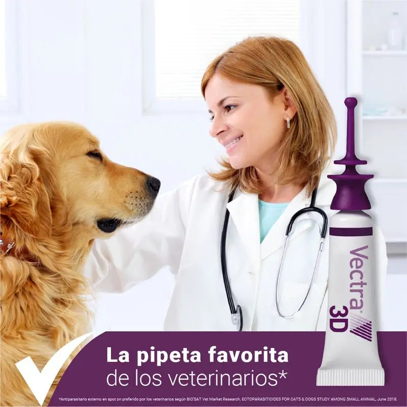 Vectra 3D Dog 4-10 kg 3 Pipettes